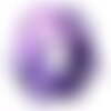 Collier ruban soie teint à la main 130x1.8cm violet rose mauve (soie145) - 8741140003088