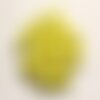 10pc - perles céramique porcelaine boules 12mm jaune irisé -  4558550088796