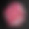 10pc - perles pendentifs breloques nacre croix 12mm rouge rose fuchsia framboise - 8741140003446