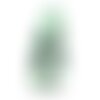 N11 - pendentif porcelaine céramique etoile de mer coquillage 51mm vert turquoise - 8741140003941