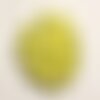 10pc - perles céramique porcelaine boules 10mm jaune irisé -  4558550088727
