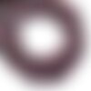 40pc - perles de pierre - rhodonite rose et noire boules 2mm - 8741140007963