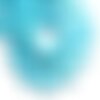 6pc - perles turquoise synthèse reconstituée grandes étoiles 25mm bleu turquoise - 8741140008403