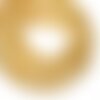 10pc - perles de pierre - citrine carrés heishi 3-4mm - 8741140008892