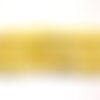 10pc - perles turquoise synthèse reconstituée poissons 24mm jaune - 8741140010079