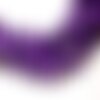 10pc - perles turquoise synthèse reconstituée marquises 28mm violet - 8741140009721