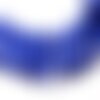 10pc - perles turquoise synthèse reconstituée marquises 28mm bleu nuit - 8741140009660