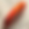 1pc - bobine 45 mètres - ruban tissu organza orange 10mm   4558550009876