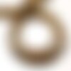 20pc - perles de pierre - jaspe paysage beige boules 5-6mm - 8741140011472
