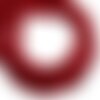 30pc - perles de pierre - jade rondelles 5x3mm rouge cerise mat - 4558550085634