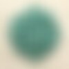 20pc - perles céramique porcelaine boules 6mm vert turquoise irisé -  8741140010604