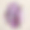 10pc - perles breloques pendentifs nacre coeurs 18mm violet rose -  4558550039958