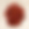 2pc - cabochons pierre jaspe rouge ovales 8x6mm rouge marron brique - 7427039741859