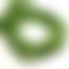 Fil 39cm 92pc env - perles de pierre - jade boules 4mm vert olive - 8741140016378