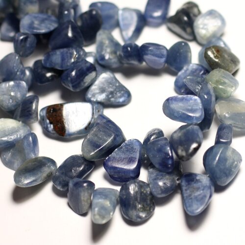 10pc - perles de pierre - cyanite chips rocailles 6-16mm - 8741140016262