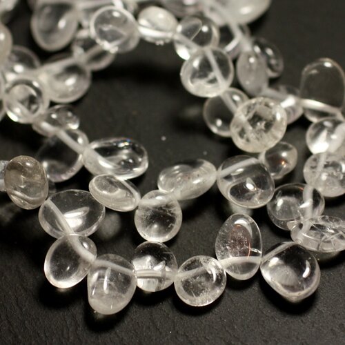 10pc - perles de pierre - cristal quartz chips rocailles 8-15mm - 8741140016255