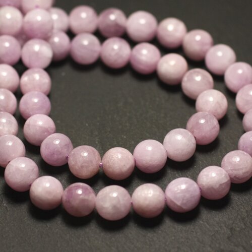 2pc - perles de pierre - kunzite rose boules 8mm - 8741140016637