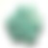 6pc - perles céramique porcelaine gouttes 21mm vert clair turquoise pastel - 8741140017269