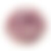 N13 - cabochon pierre - lépidolite violet rose ovale 35x23mm - 8741140018037