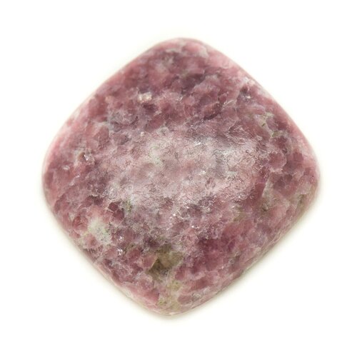 N1 - cabochon pierre - lépidolite violet rose carré losange 27mm - 8741140017917
