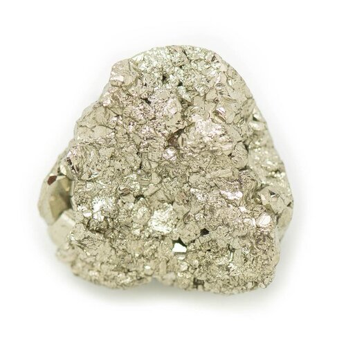 N29 - cabochon de pierre - pyrite dorée brut 19x18mm - 8741140018594