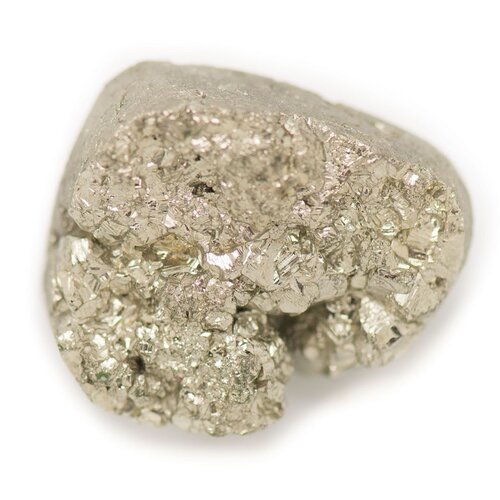 N26 - cabochon de pierre - pyrite dorée brut 21x18mm - 8741140018563