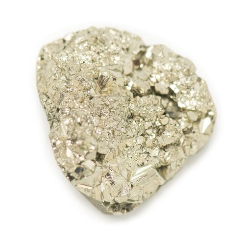 N22 - cabochon de pierre - pyrite dorée brut 23x21mm - 8741140018525