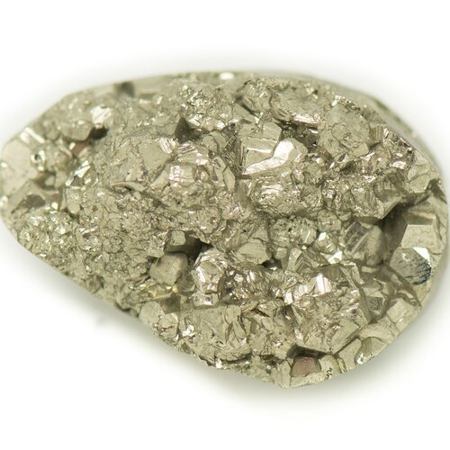 N11 - cabochon de pierre - pyrite dorée brut 24x16mm - 8741140018419