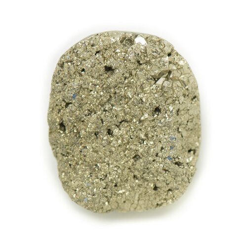 N10 - cabochon de pierre - pyrite dorée brut 22x18mm - 8741140018402