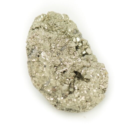 N3 - cabochon de pierre - pyrite dorée brut 31x19mm - 8741140018334