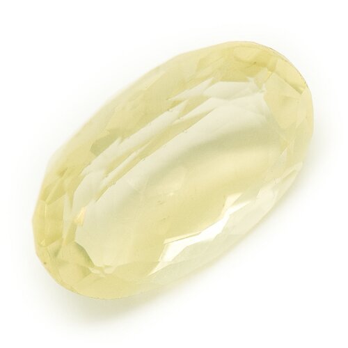 N26 - cabochon pierre - topaze jaune facettée ovale 16x11mm - 8741140019256