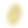 N24 - cabochon pierre - topaze jaune facettée ovale 14x11mm - 8741140019232