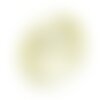 N23 - cabochon pierre - topaze jaune facettée ovale 13x11mm - 8741140019225