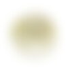 N21-4 - cabochon pierre - topaze jaune facettée ovale 11x9mm - 8741140019188