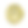 N21-1 - cabochon pierre - topaze jaune facettée ovale 11x9mm - 8741140019157