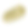 N20 - cabochon pierre - topaze jaune facettée rectangle 31x14mm - 8741140019140