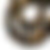 1pc - perle de pierre - oeil de tigre et faucon boule 14mm gros trou 3mm - 8741140019478
