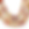 2pc - perles de pierre - cornaline ovales facettés 14x10mm - 8741140019546
