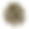 10pc - perles métal bronze palets 9mm lune etoile - 8741140021181