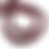 30pc - perles de pierre - jade rondelles facettées 4x2mm rouge bordeaux - 8741140022485