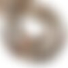 4pc - perles de pierre - pierre de lune boules facettées 8mm blanc gris rose irisé - 8741140022409