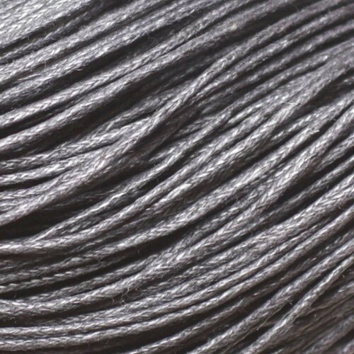 Echeveau 90 mètres environ - fil ficelle corde cordon coton ciré enduit 1mm noir