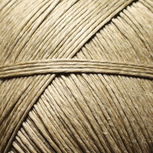 Bobine 170 mètres env - corde cordon fil ficelle lin naturel 0.8-1mm beige ecru - 8741140008410