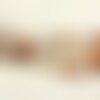 Fil 39cm 45pc environ - perles pierre aventurine rose boules 8mm rose orange clair