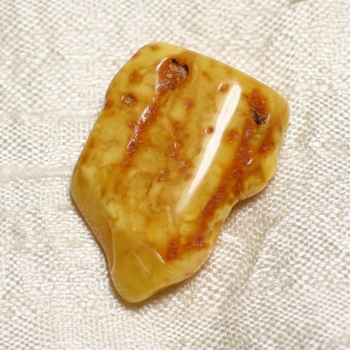 N4 - ambre naturelle pierre roulée morceau 29x22x6mm - 4558550088901