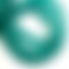 20pc - perles pierre jade boules 6mm vert paon canard turquoise