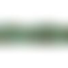 Fil 39cm 105pc environ - perles pierre apatite boules 3-4mm bleu vert clair turquoise transparent