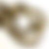 10pc - perles pierre hématite étoiles 8mm métal jaune or doré
