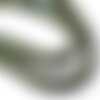 Fil 39cm 150pc environ - perles pierre turquoise afrique naturelle rondelles heishi 4mm