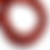 10pc - perles de pierre - jaspe rouge boules facettées 6mm   4558550003614